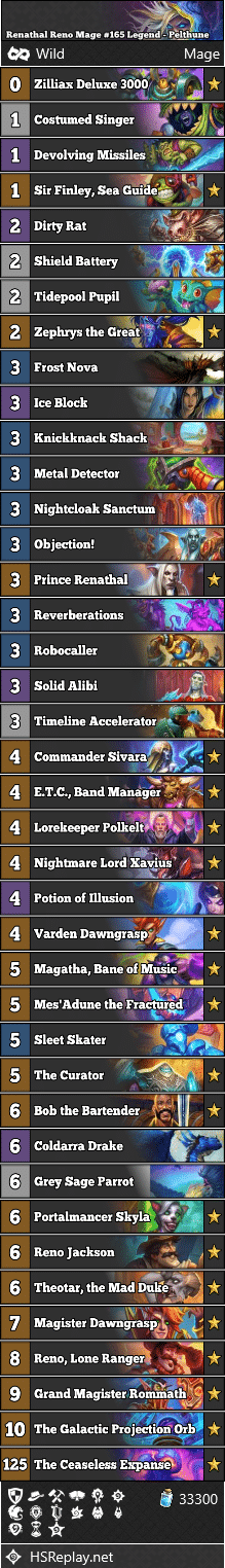 Renathal Reno Mage #165 Legend - Pelthune