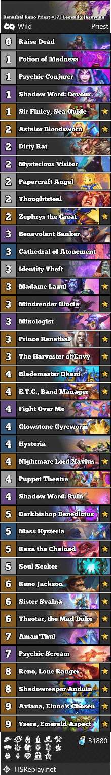 Renathal Reno Priest #373 Legend - Jasxyuan
