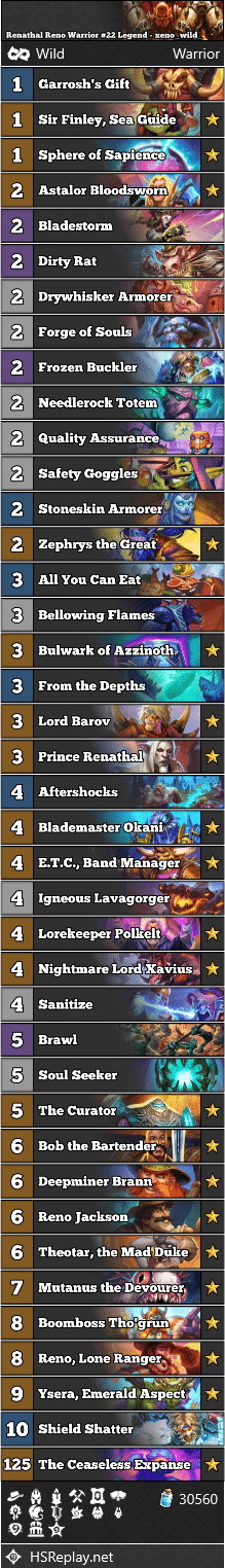 Renathal Reno Warrior #22 Legend - xeno_wild_