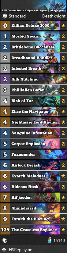 BBU Control Death Knight #91 Legend - jakeyp0096