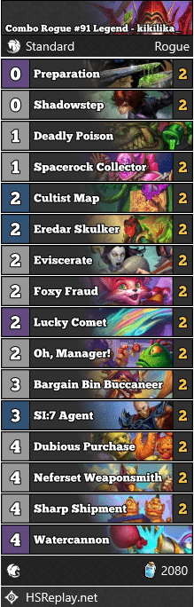 Combo Rogue #91 Legend - kikilika_