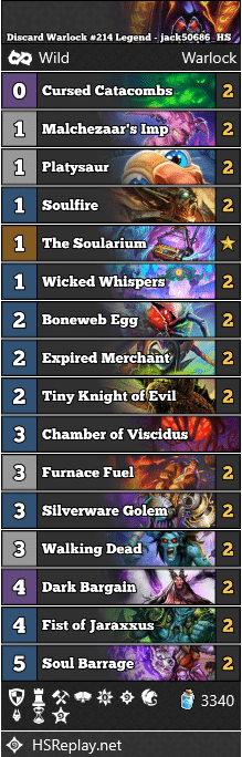 Discard Warlock #214 Legend - jack50686_HS