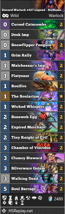Discard Warlock #427 Legend - NotSamu