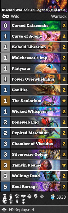 Discard Warlock #8 Legend - sinf3rn0