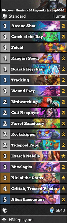 Discover Hunter #86 Legend - jakeyp0096