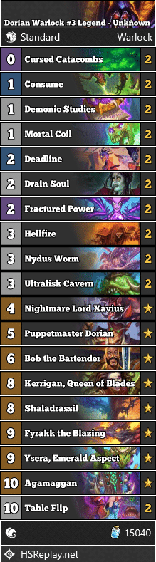 Dorian Warlock #3 Legend - Unknown