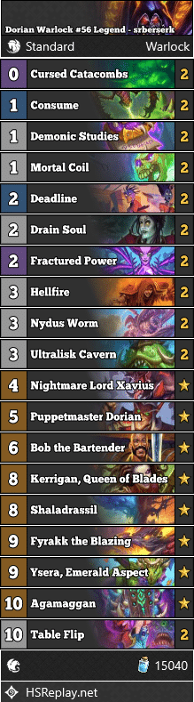Dorian Warlock #56 Legend - srberserk