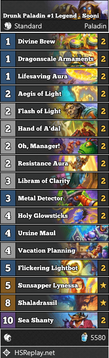 Drunk Paladin #1 Legend - Sooni