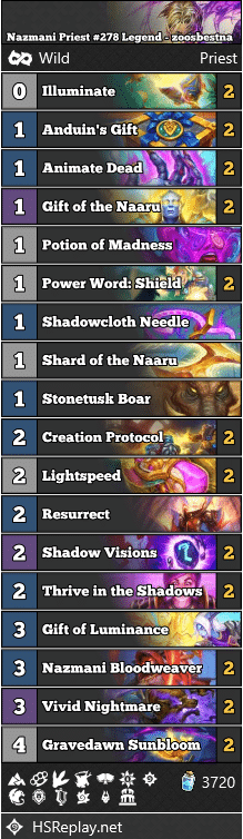 Nazmani Priest #278 Legend - zoosbestna