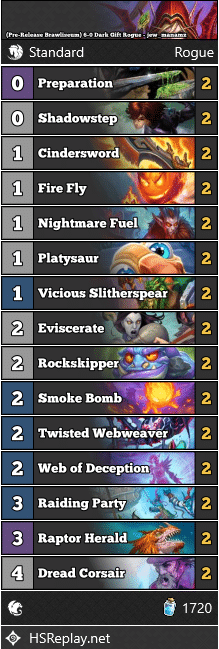(Pre-Release Brawliseum) 6-0 Dark Gift Rogue - jew_manamz
