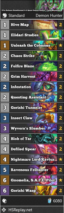 (Pre-Release Brawliseum) 6-0 Quest Demon Hunter - FunkiMonkiHS