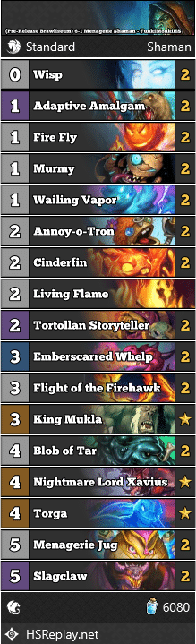 (Pre-Release Brawliseum) 6-1 Menagerie Shaman - FunkiMonkiHS