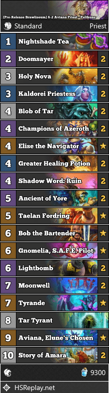 (Pre-Release Brawliseum) 6-2 Aviana Priest - Pelthune