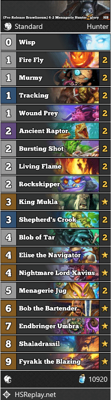 (Pre-Release Brawliseum) 6-2 Menagerie Hunter - glory__HS