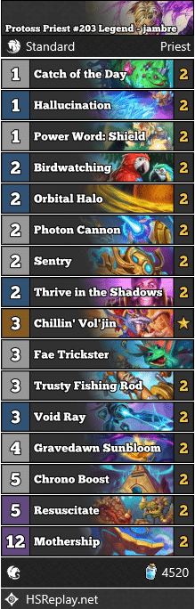Protoss Priest #203 Legend - jambre