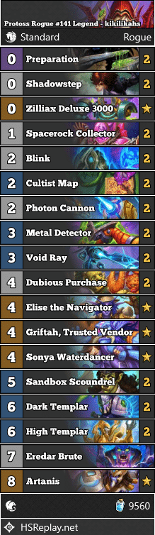 Protoss Rogue #141 Legend - kikilikahs