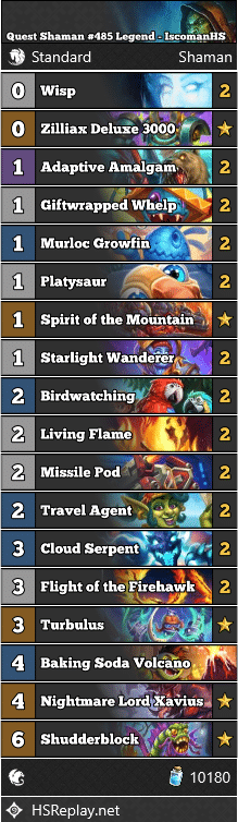 Quest Shaman #485 Legend - IscomanHS