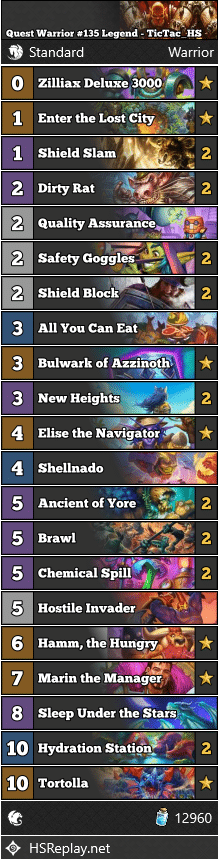 Quest Warrior #135 Legend - TicTac_HS