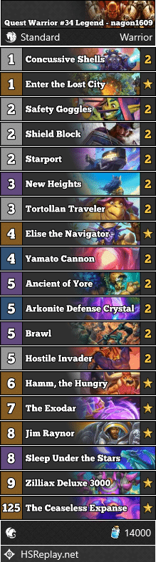 Quest Warrior #34 Legend - nagon1609