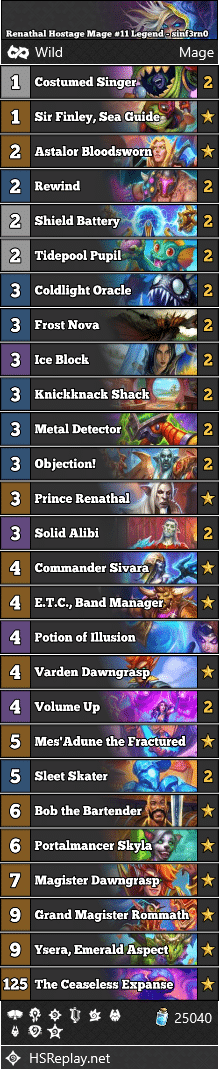 Renathal Hostage Mage #11 Legend - sinf3rn0