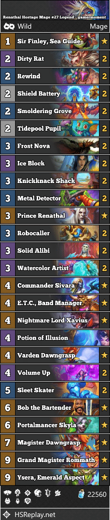 Renathal Hostage Mage #27 Legend - gamermoment