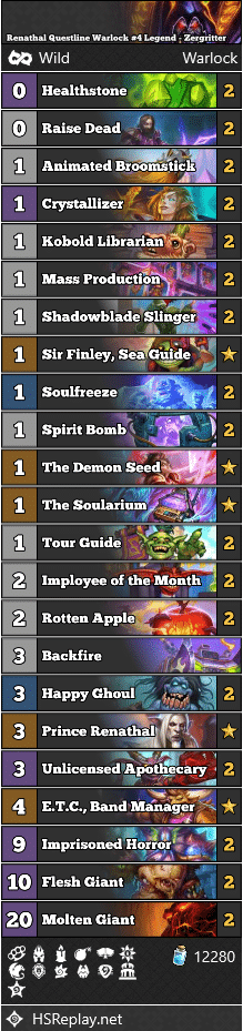 Renathal Questline Warlock #4 Legend - Zergritter