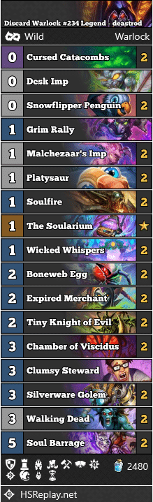 Discard Warlock #234 Legend - deastrod