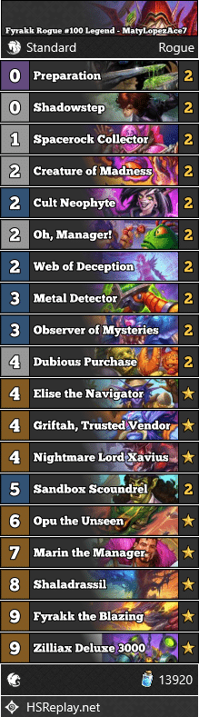 Fyrakk Rogue #100 Legend - MatyLopezAce7
