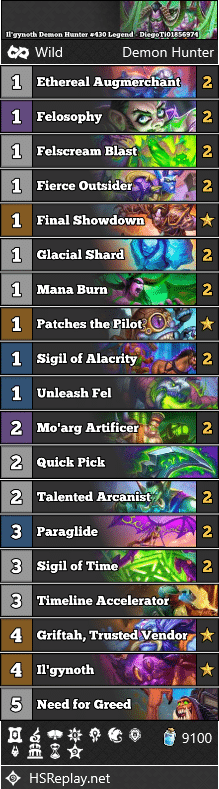 Il'gynoth Demon Hunter #430 Legend - DiegoTi01856974
