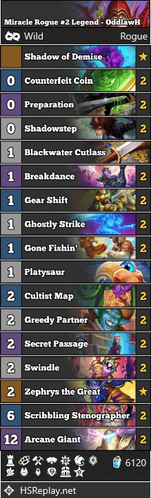 Miracle Rogue #2 Legend - OddlawH
