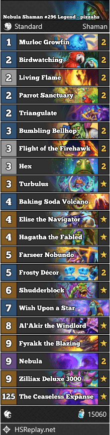 Nebula Shaman #296 Legend - pizzahs