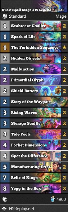 Quest Spell Mage #19 Legend - Limei