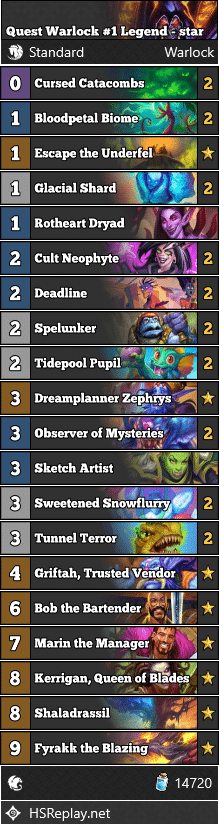 Quest Warlock #1 Legend - star