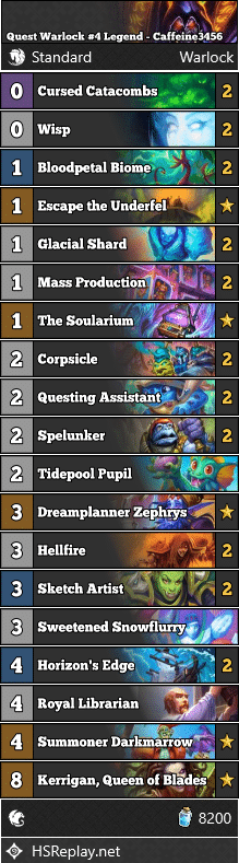 Quest Warlock #4 Legend - Caffeine3456