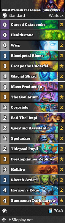 Quest Warlock #48 Legend - jakeyp0096