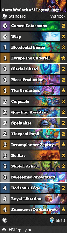 Quest Warlock #81 Legend - nqcl_