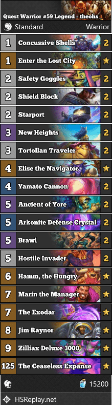 Quest Warrior #59 Legend - theohs_