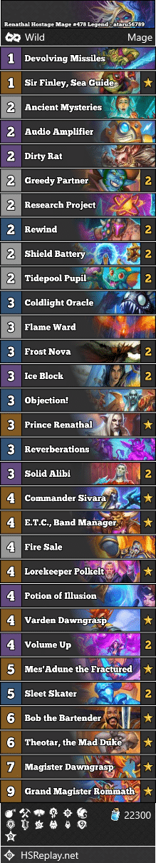 Renathal Hostage Mage #478 Legend - ataru56789