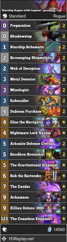 Starship Rogue #246 Legend - greshnik_vip