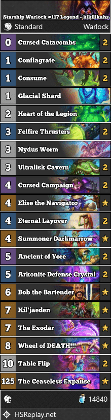 Starship Warlock #117 Legend - kikilikahs
