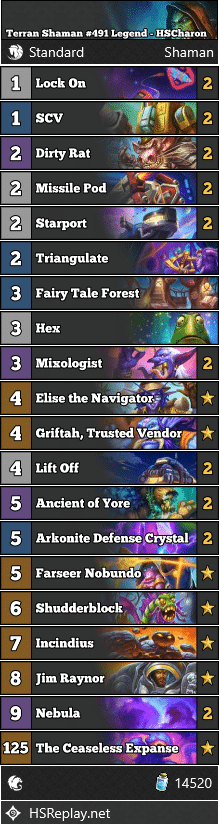 Terran Shaman #491 Legend - HSCharon