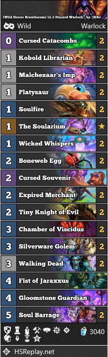 (Wild Heroic Brawliseum) 12-2 Discard Warlock - hs_iGXc