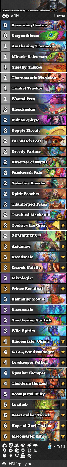 (Wild Heroic Brawliseum) 12-2 Renathal Reno Hunter - 谭某啦