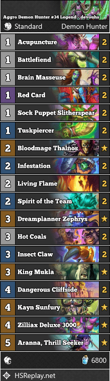 Aggro Demon Hunter #34 Legend - devouhs