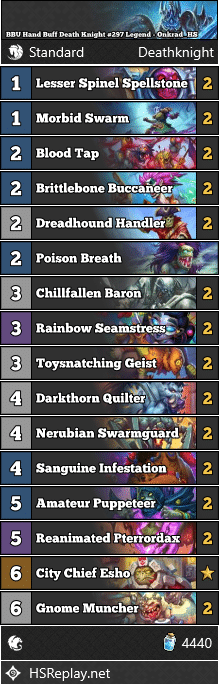 BBU Hand Buff Death Knight #297 Legend - Onkrad_HS