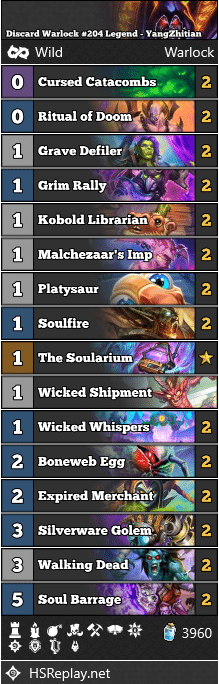 Discard Warlock #204 Legend - YangZhitian