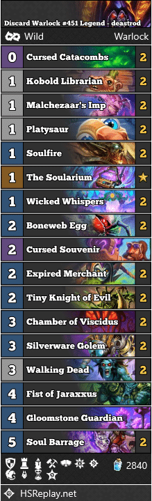Discard Warlock #451 Legend - deastrod