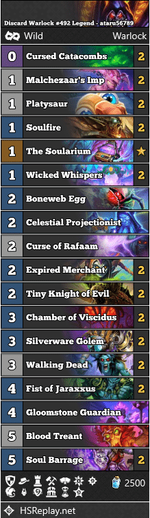 Discard Warlock #492 Legend - ataru56789