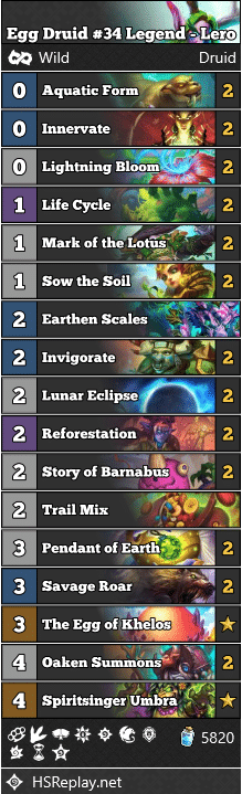 Egg Druid #34 Legend - Lero