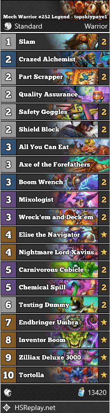 Mech Warrior #252 Legend - topskiypave1